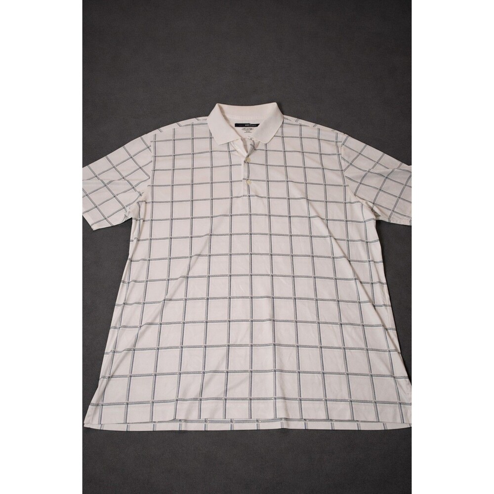 GREG NORMAN Play Dry GOLF POLO SHIRT Embroidered Logo on Sleeve Men's X-Large XL